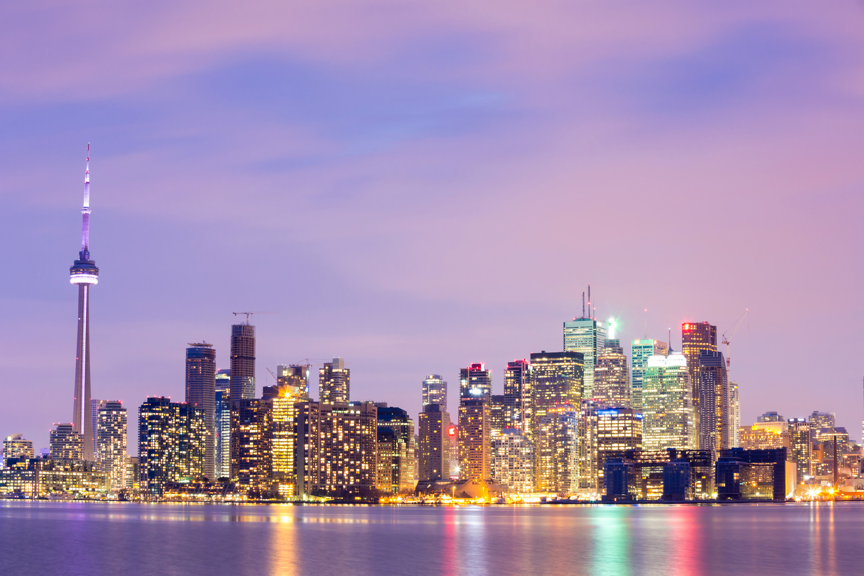 Toronto Skyline at dusk