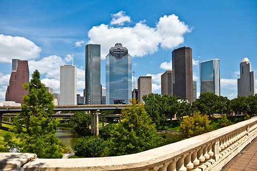 Downtown Houston Texas Cityscape Skyline