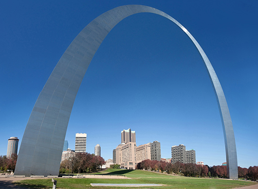 jefferson arch in st louis