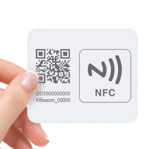 Ultra thin Asset Paper-battery BLE&NFC Beacon