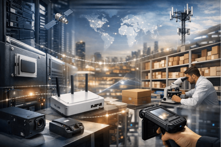 IoT, RFID, and BLE devices connecting data center and lab systems 